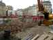  chantier de construction d'immeuble, rue Jussieu